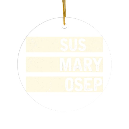 Hilarious SUS MARY OSEP Exasperated Frustrated Ceramic Ornaments