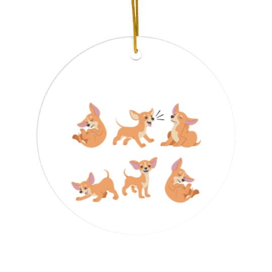 Chihuahua Gift For Chihuahua Lover Ceramic Ornaments