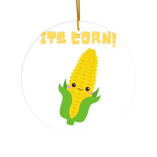 It's Corn! Corntastic Design Corn Kid Ceramic Ornaments