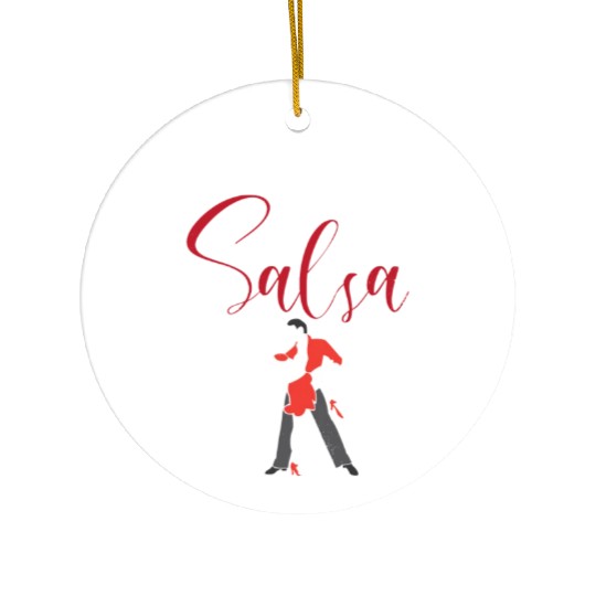 You Had Me At Salsa Latin Dancing Funny Salsa Ceramic Ornaments