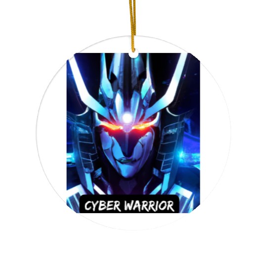 Cyber Warrior Ceramic Ornaments