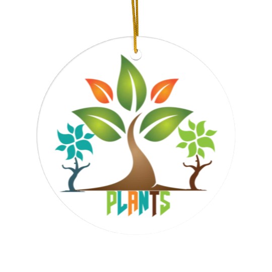 PLANTS Ceramic Ornaments