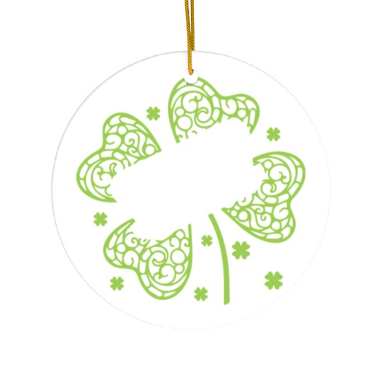 Shamrock Jeep Ceramic Ornaments