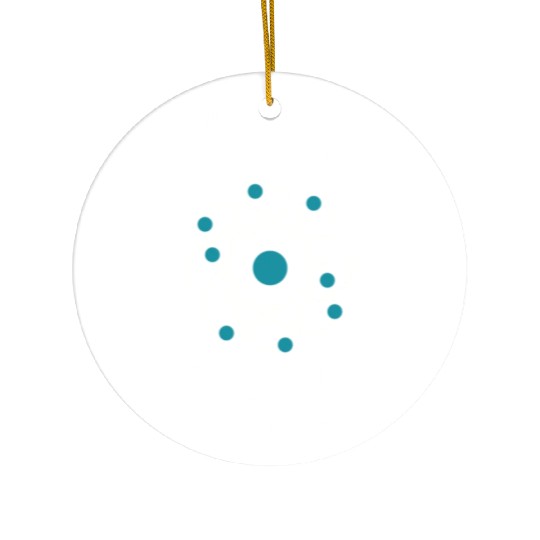 Think Like a Proton Stay Positive Funny Science Ceramic Ornaments