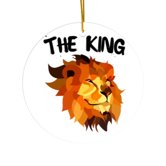 The King Lion Ceramic Ornaments