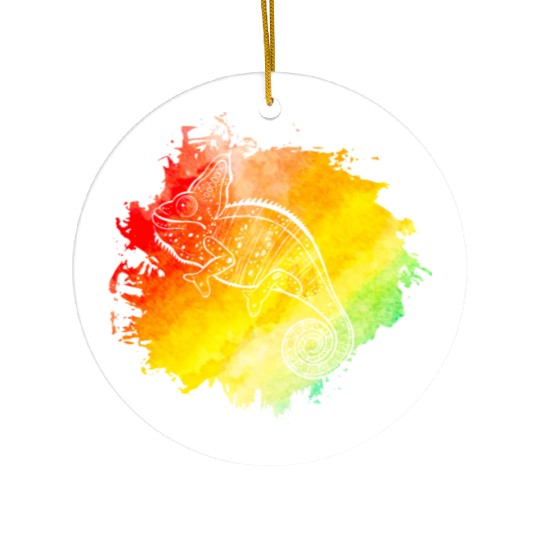 Chameleon Ceramic Ornaments