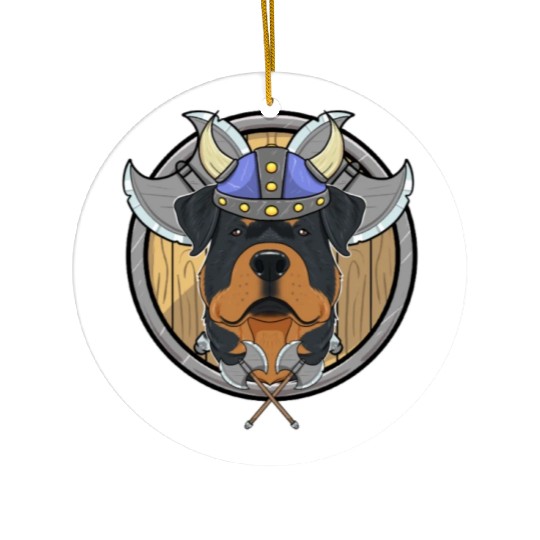 Rottweiler I Valhalla I Viking Ceramic Ornaments