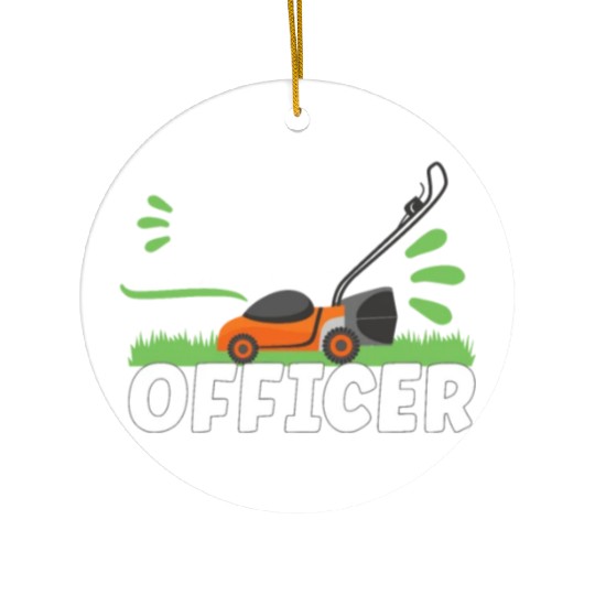 Gardening Plants Gardener lawn mowing Leaf Blower Ceramic Ornaments