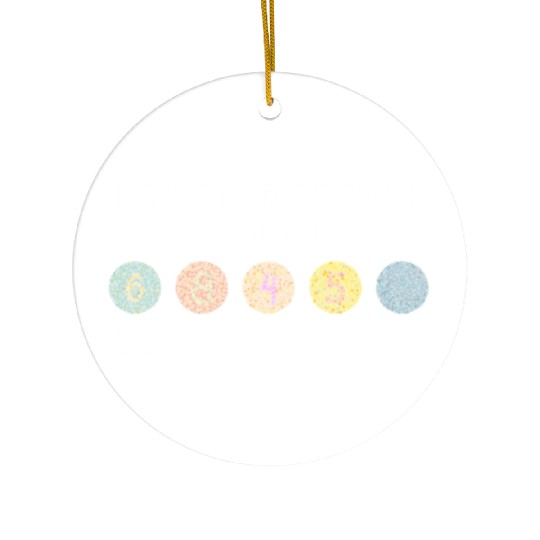 Ishihara Numbers - Eat Chocolate Ceramic Ornaments