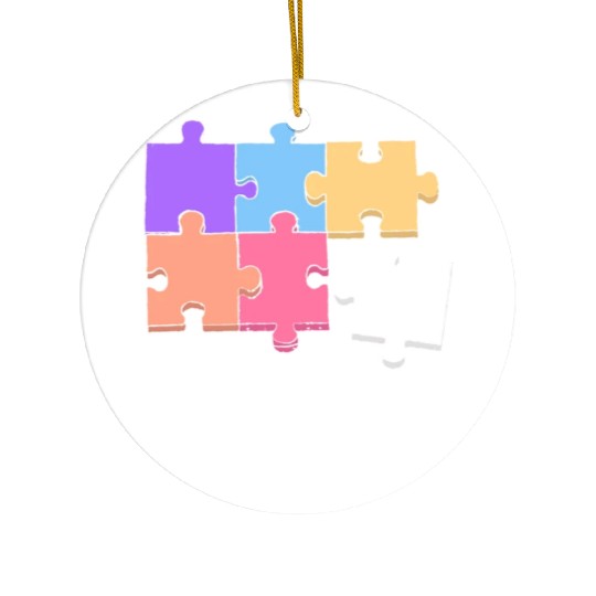 Funny Autism Teacher Ceramic Ornaments