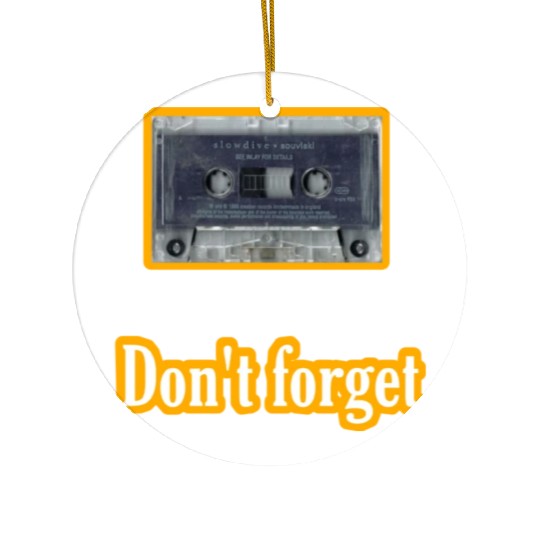 Cassette tape Ceramic Ornaments