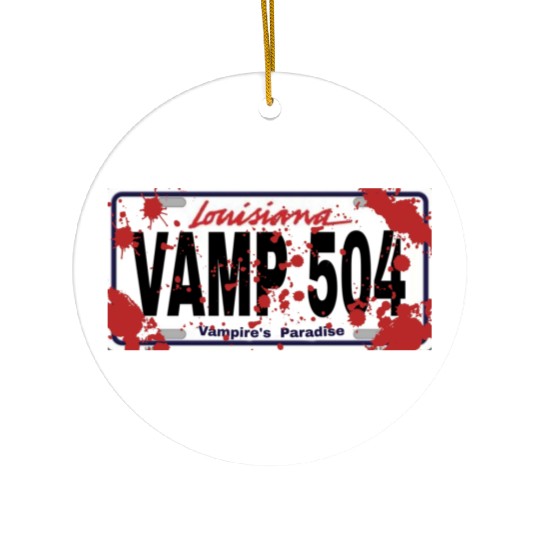 Vamp 504 Louisiana Vampire's Paradise Ceramic Ornaments