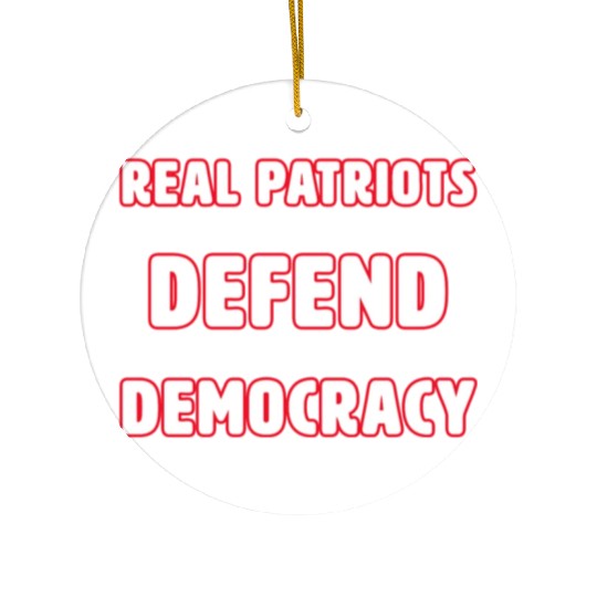 DEMOCRACY 2 Ceramic Ornaments