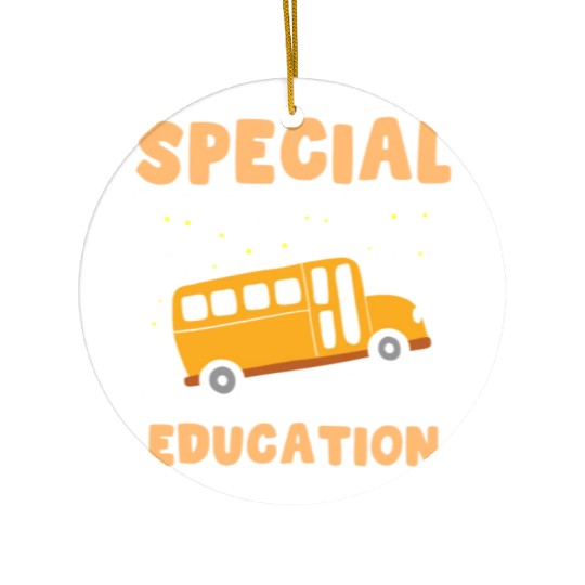 Special Education Awareness Sped Teacher Cute Ceramic Ornaments