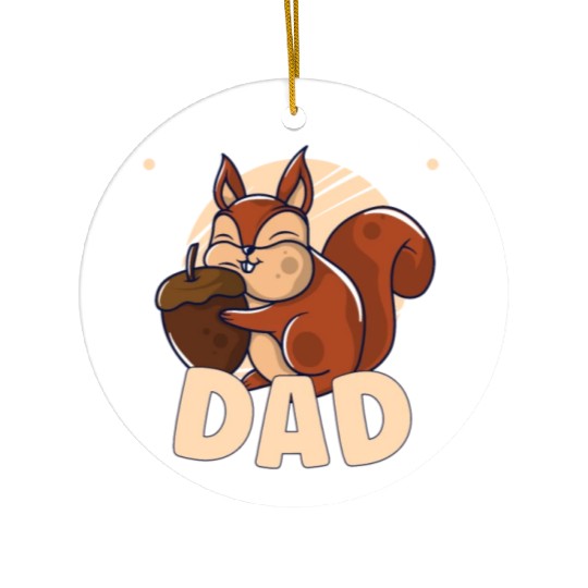 Funny Squirrel Fan Squirrel Lover Chipmunk Addict Ceramic Ornaments