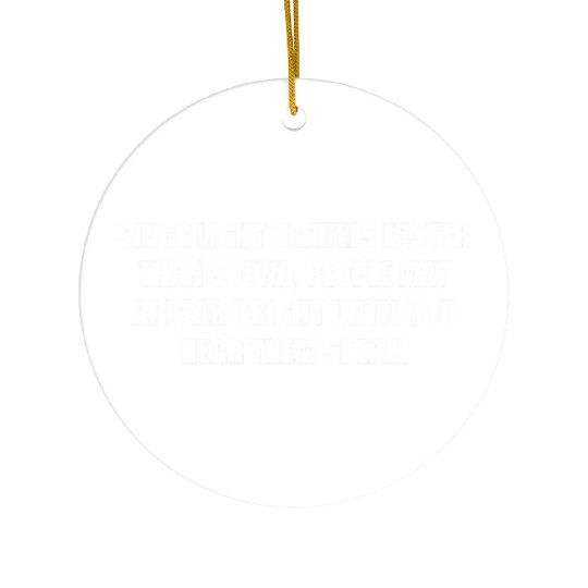 Funny Physics Teacher Major Student Physicist Joke Ceramic Ornaments