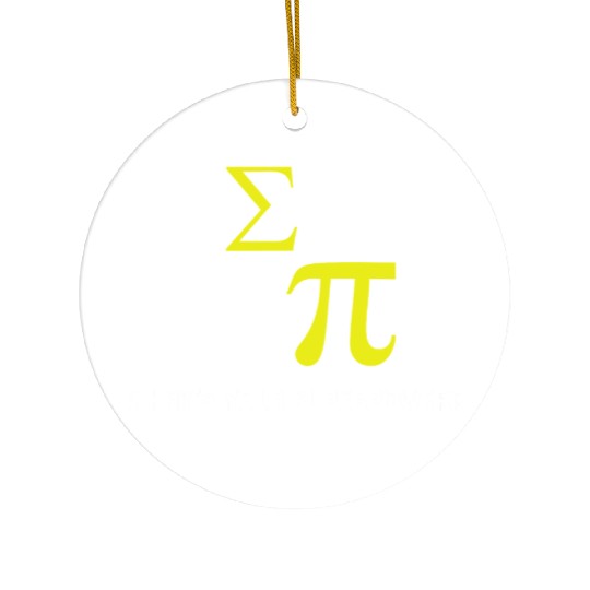 i teach math Ceramic Ornaments