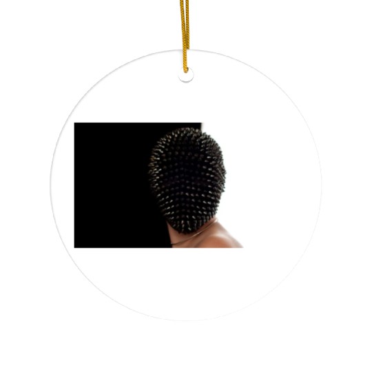 Black and white mask Ceramic Ornaments