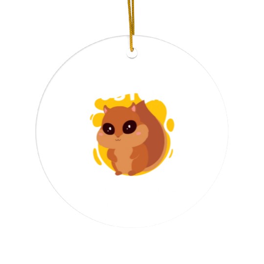 Funny Squirrel Fan Squirrel Lover Chipmunk Addict Ceramic Ornaments