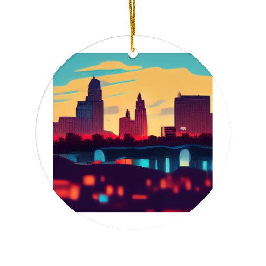 Kansas City comics Ceramic Ornaments