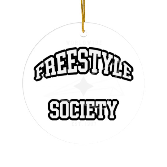 FREESTYLE SOCIETY Ceramic Ornaments