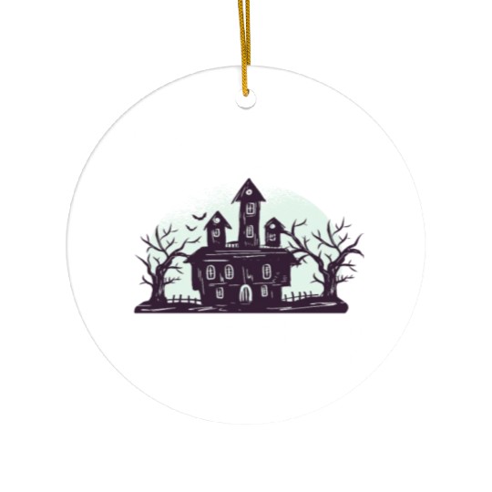 Lost Places Haunts Ghost Hunters Ceramic Ornaments