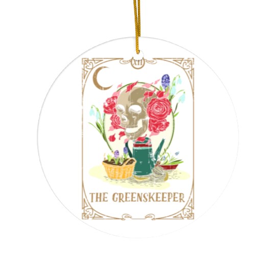 Keeper Plants Tarot Card Occult Club Gothic Ceramic Ornaments