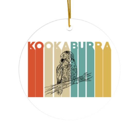 Retro Kookaburra Ceramic Ornaments
