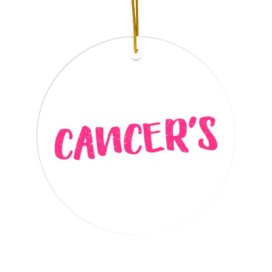 I Kicked Cancers Ass Breast Cancer Survivor Ceramic Ornaments