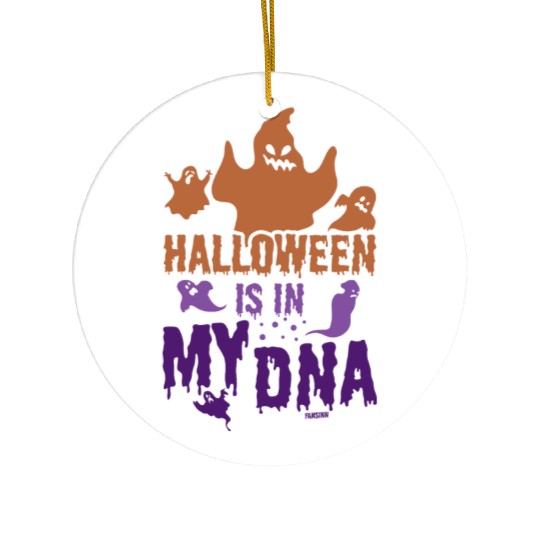 Halloween is in my DNA Ceramic Ornaments