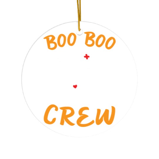 Halloween Costume - Boo Boo Crew Ghost Ceramic Ornaments
