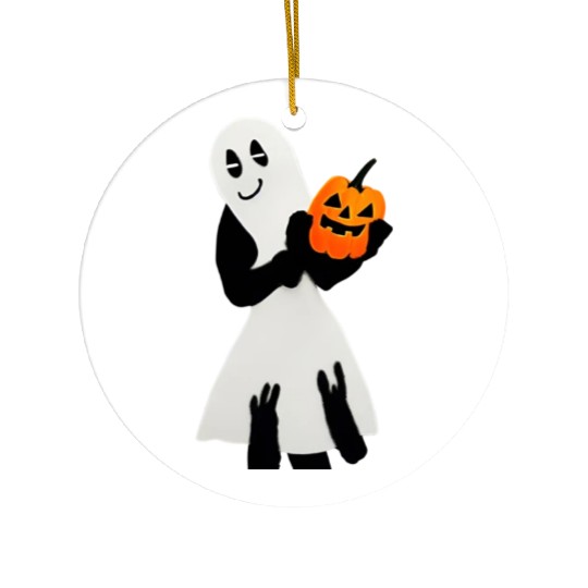 Halloween Ghost Ceramic Ornaments