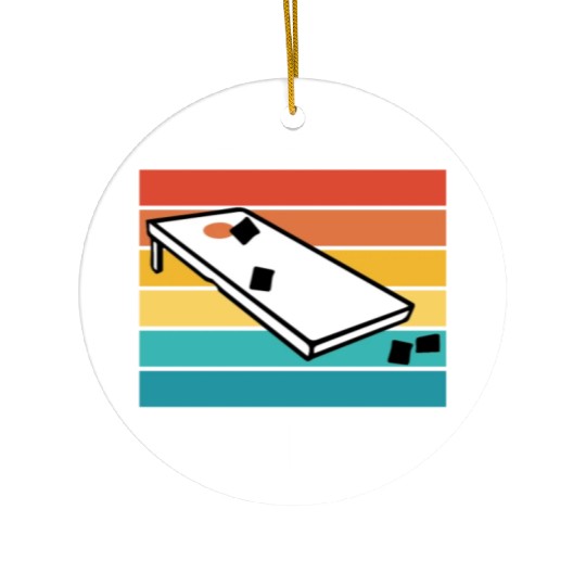 These Bags Are Real - Cornhole Ceramic Ornaments