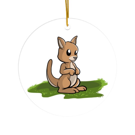 Kangaroo Ceramic Ornaments