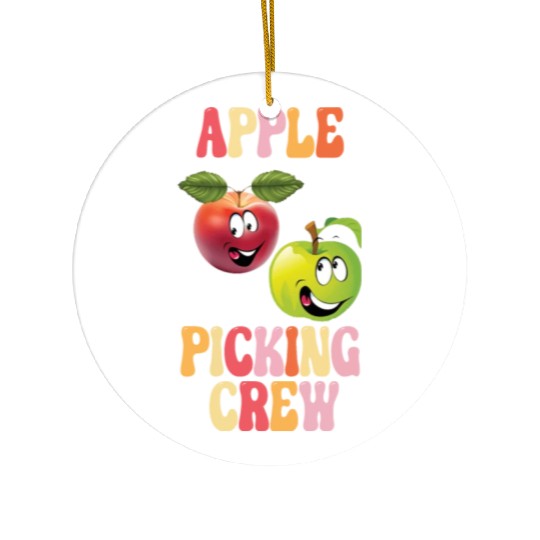Apple Picking Crew Apple Picking Outfit Apple Ceramic Ornaments