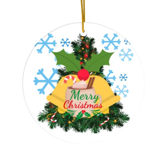 Merry Christmas 2022 Ceramic Ornaments