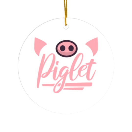 This Is My Piglet Costume, Pig Kawaii Ceramic Ornaments