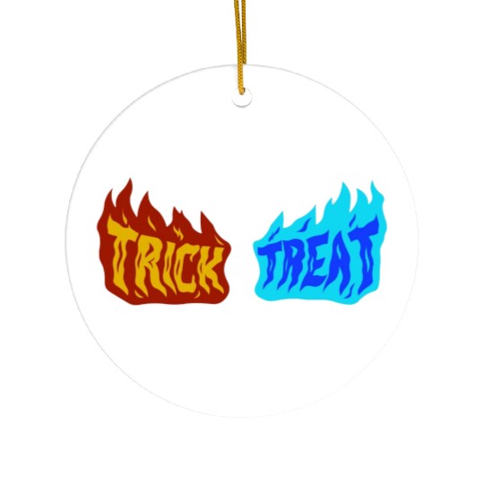 TRICK OR TREAT Ceramic Ornaments