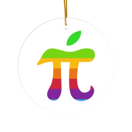 Fruit Engineer Nerd Birthday Gift Pi Day Ceramic Ornaments Pu