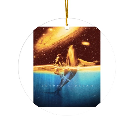 Space astronaut science planets astronomy design Ceramic Ornaments