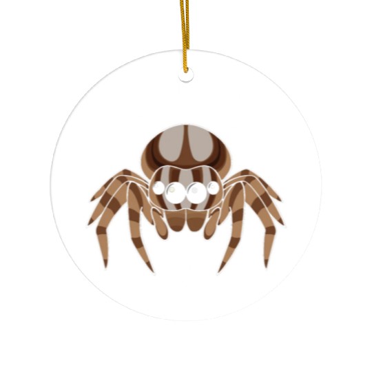Jumping Spider Saying Ceramic Ornaments