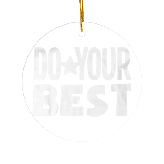 Do your best teacher education Ceramic Ornaments