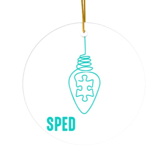 Speducator Special Education Cute Sped Teacher Ceramic Ornaments