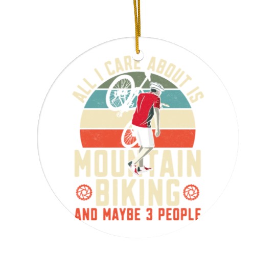 Enduro MTB Mountain Bike Riding Ceramic Ornaments