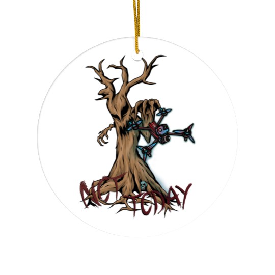 NOT TODAY: FPV Ghost Branch Ceramic Ornaments