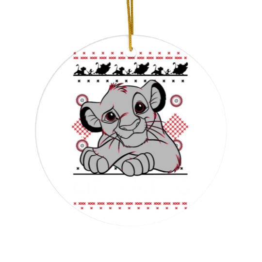 Lion King Christmas Ceramic Ornaments