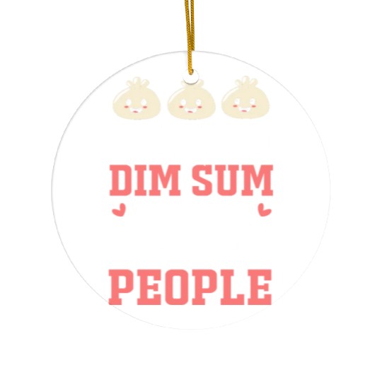 Funny Dim Sum Lover Dumpling Chinese Food Ceramic Ornaments