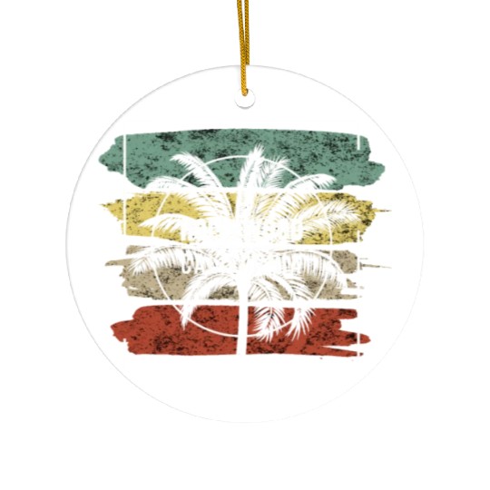 Hollywood California Vacation Souvenir Ceramic Ornaments