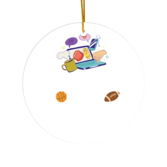 PE Teachers Virtual Phys Ed Physical Education Ceramic Ornaments