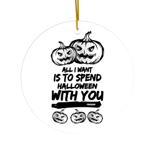 Halloween pumpkin Jack o Lantern Ceramic Ornaments